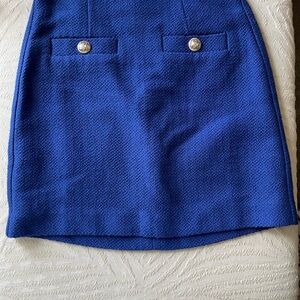 NWOT Ann Taylor Cobalt Blue Mini Skirt